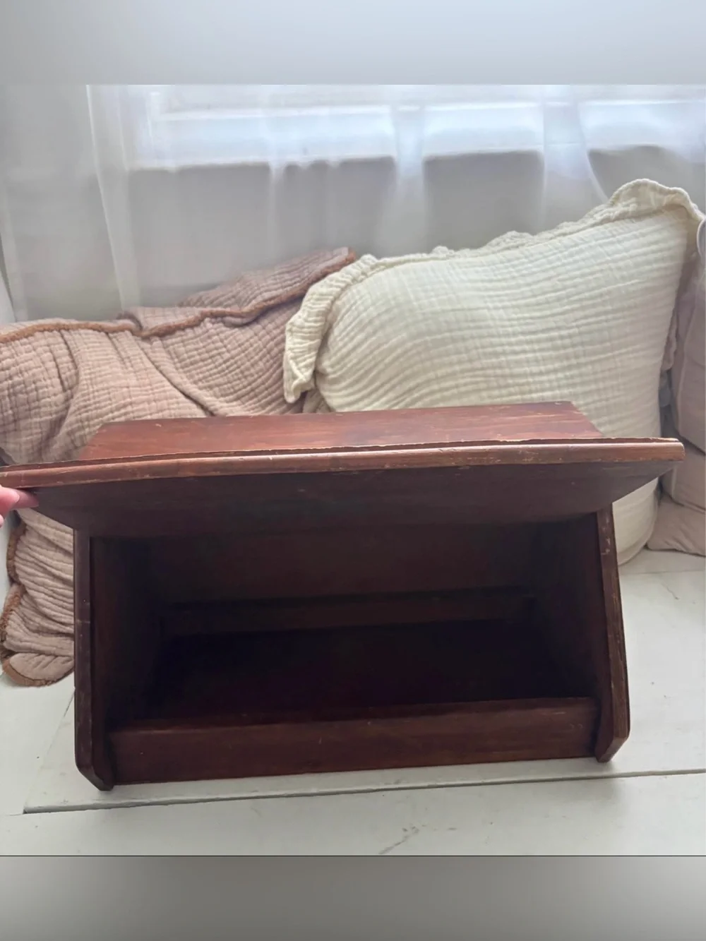 Vintage Wood Bread Box